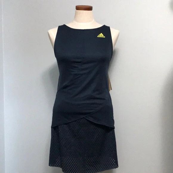 adidas Womens Primeblue Dress Navy S